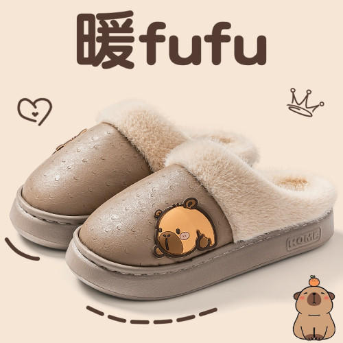 棉拖鞋男士2025新款秋冬季居家室內防水軟底舒適保暖加絨棉拖男款 棉拖鞋男士2025新款秋冬季居家室內防水軟底舒適保暖加絨棉拖男款