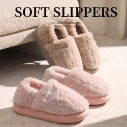 保暖包跟棉拖鞋女2025新款秋冬季室內加絨防滑厚底可外穿棉鞋男士