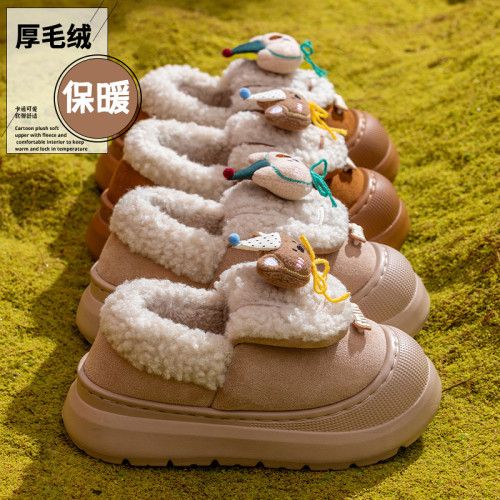 卡通翻領棉鞋棉拖鞋軟底加厚月子冬天包跟秋冬季外穿居家2025新款 卡通翻領棉鞋棉拖鞋軟底加厚月子冬天包跟秋冬季外穿居家2025新款