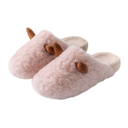 毛茸茸棉拖鞋女款秋冬季2025新款室內家居保暖防滑厚底月子棉拖女 毛茸茸棉拖鞋女款秋冬季2025新款室內家居保暖防滑厚底月子棉拖女