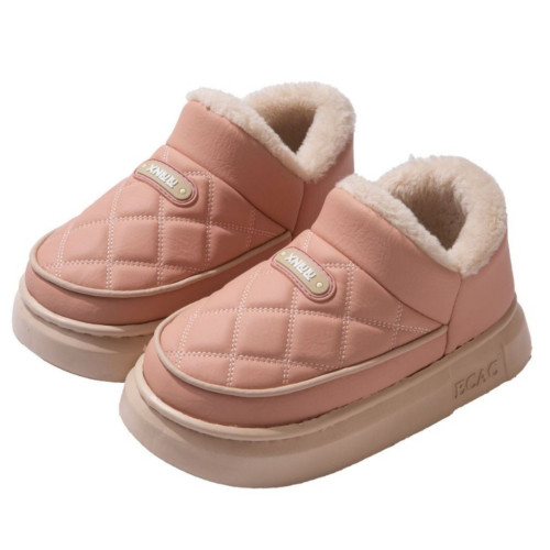 外穿防水棉拖鞋女士冬季包跟2025新款家居室內厚底加絨保暖棉鞋男 外穿防水棉拖鞋女士冬季包跟2025新款家居室內厚底加絨保暖棉鞋男