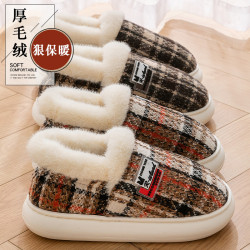 踩屎感棉拖鞋女士秋冬季外穿2025新款家居室內保暖加絨加厚棉拖女