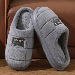 特大47碼男士棉拖鞋冬季居家用毛拖鞋2025新款防滑厚底保暖棉拖男