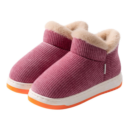 老人棉拖鞋女士秋冬季2025新款室內家居包跟厚底防滑加絨加厚棉鞋