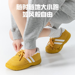 厚底德訓鞋女款秋冬季2025新款簡約室內家居防滑防臭保暖加絨女款