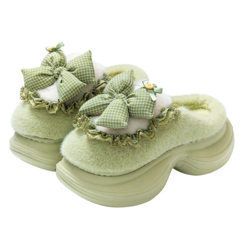 厚底棉拖鞋女款秋冬季2025新款加絨小個子外穿保暖厚底防滑棉拖 厚底棉拖鞋女款秋冬季2025新款加絨小個子外穿保暖厚底防滑棉拖