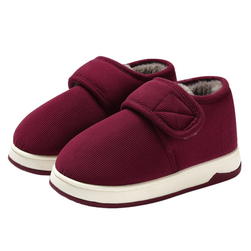 居家棉拖鞋男冬季包跟新款加絨保暖外穿情侶休閒厚底棉拖女士