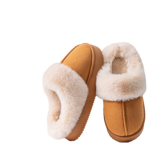 棉拖鞋女款秋冬季2025新款室內家居保暖加厚防滑厚底毛毛月子棉拖