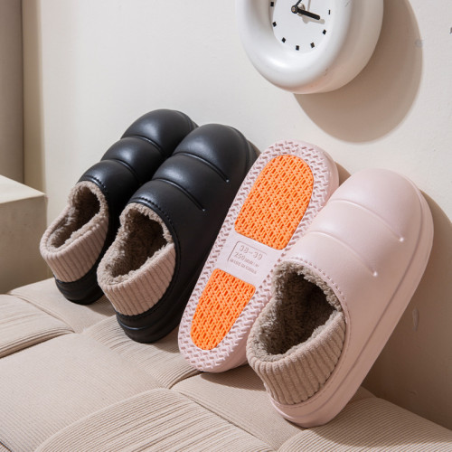 棉拖鞋男士秋冬季包跟加絨室內家居保暖防滑防水外穿月子棉鞋女款 棉拖鞋男士秋冬季包跟加絨室內家居保暖防滑防水外穿月子棉鞋女款