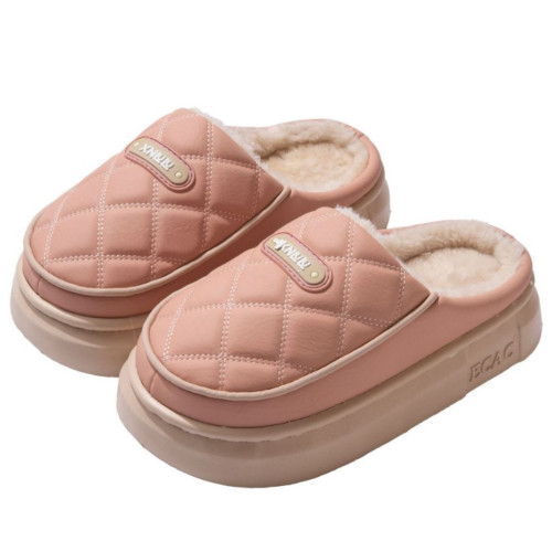 棉拖鞋女秋冬季2025新款室內家居防滑防水保暖厚底情侶棉拖男冬天