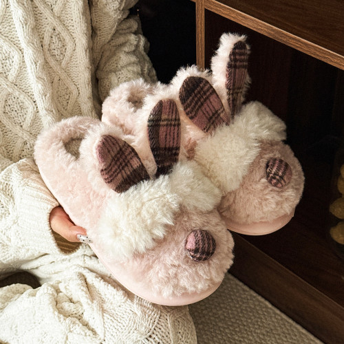 可愛棉拖鞋女秋冬包頭棉拖保暖毛絨居家室內軟底耐磨棉鞋女士 可愛棉拖鞋女秋冬包頭棉拖保暖毛絨居家室內軟底耐磨棉鞋女士
