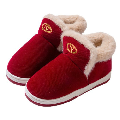 老人棉鞋女士冬季厚底防滑室內家居加絨保暖中老年包跟棉拖鞋男款 老人棉鞋女士冬季厚底防滑室內家居加絨保暖中老年包跟棉拖鞋男款