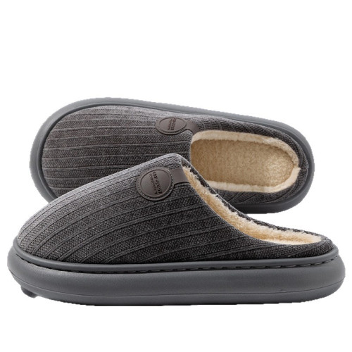 厚底棉拖鞋男士秋冬季2025新款室內家居防滑加絨加厚保暖毛絨拖鞋 厚底棉拖鞋男士秋冬季2025新款室內家居防滑加絨加厚保暖毛絨拖鞋