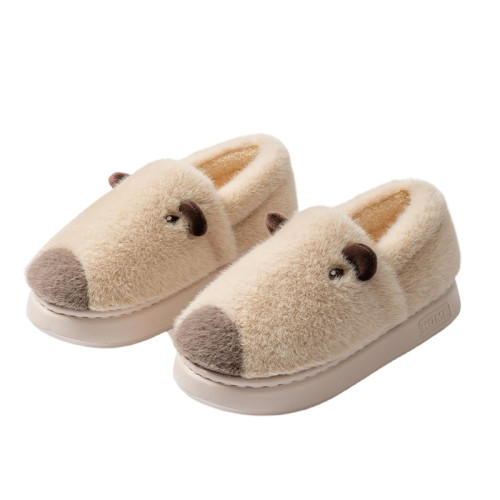 踩屎感棉拖鞋女款秋冬季2025新款室內家居包跟毛絨保暖防滑棉拖女 踩屎感棉拖鞋女款秋冬季2025新款室內家居包跟毛絨保暖防滑棉拖女