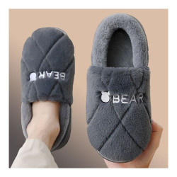 男士包跟棉拖鞋男款秋冬季室內家用加絨保暖家居防滑棉鞋冬天2025