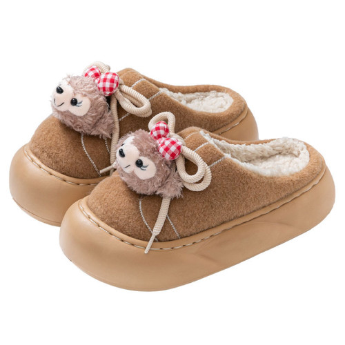 雪莉玫棉拖鞋女款秋冬季2025新款室內家居毛絨保暖厚底防滑棉拖女 雪莉玫棉拖鞋女款秋冬季2025新款室內家居毛絨保暖厚底防滑棉拖女