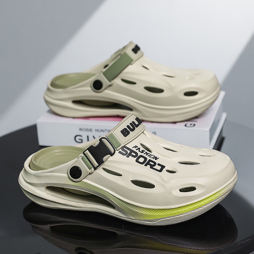 男士新戶外沙灘度假百搭厚底高彈EVA情侶大學室內防滑開車洞洞鞋 男士新戶外沙灘度假百搭厚底高彈EVA情侶大學室內防滑開車洞洞鞋