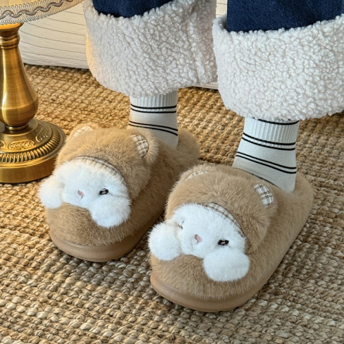 卡通居家棉拖鞋女冬季家用室內可愛保暖毛絨親子包頭棉拖女士 卡通居家棉拖鞋女冬季家用室內可愛保暖毛絨親子包頭棉拖女士