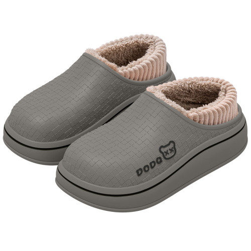 棉拖鞋男款2025新款秋冬季室內家居防水包跟保暖防滑防臭棉鞋男士