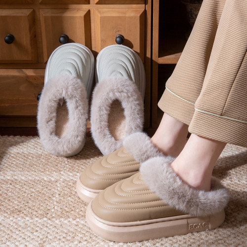 厚絨保暖棉拖鞋男士冬季新款外穿防水情侶室內家居防滑靜音棉拖女 厚絨保暖棉拖鞋男士冬季新款外穿防水情侶室內家居防滑靜音棉拖女