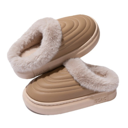 厚絨保暖棉拖鞋男士冬季新款外穿防水情侶室內家居防滑靜音棉拖女 厚絨保暖棉拖鞋男士冬季新款外穿防水情侶室內家居防滑靜音棉拖女