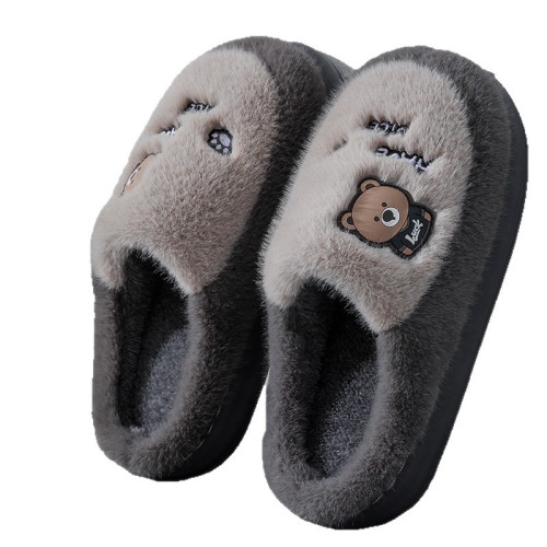 棉拖鞋男款2025秋冬季新款室內家居加絨加厚保暖防滑毛絨棉拖男士 棉拖鞋男款2025秋冬季新款室內家居加絨加厚保暖防滑毛絨棉拖男士