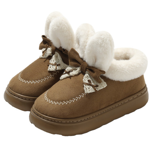 可愛卡通兔子高幫棉鞋女秋冬季毛絨棉鞋雪地靴厚底加絨毛絨棉鞋女 可愛卡通兔子高幫棉鞋女秋冬季毛絨棉鞋雪地靴厚底加絨毛絨棉鞋女