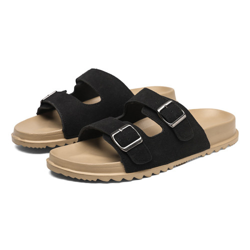 2025拖鞋女涼拖鞋slippers休閒沙灘雙釦軟木拖鞋 2025拖鞋女涼拖鞋slippers休閒沙灘雙釦軟木拖鞋