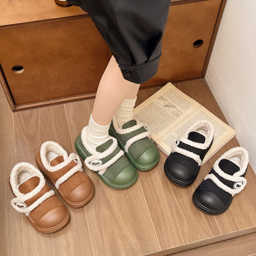 2025新款百搭棉鞋女冬季外穿加絨保暖家用魔術貼懶人包頭時尚棉鞋 2025新款百搭棉鞋女冬季外穿加絨保暖家用魔術貼懶人包頭時尚棉鞋