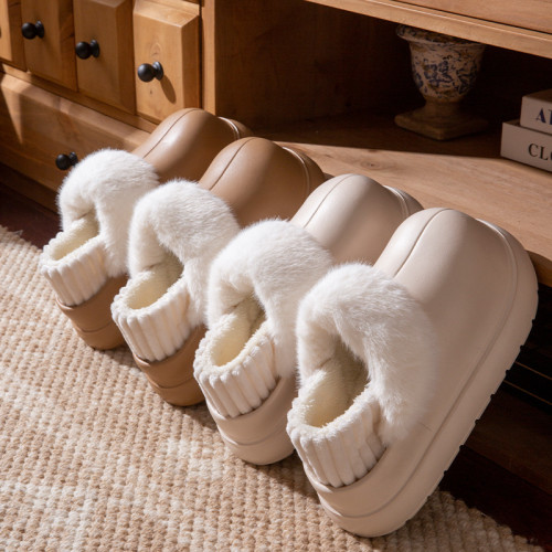 厚底增高可拆洗棉拖鞋女2025新款爆款秋冬外穿加絨包跟防水棉鞋女 厚底增高可拆洗棉拖鞋女2025新款爆款秋冬外穿加絨包跟防水棉鞋女