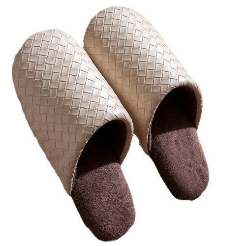 棉拖鞋女款秋冬季室內家居pu防水保暖毛絨軟底靜音棉拖男冬天家用 棉拖鞋女款秋冬季室內家居pu防水保暖毛絨軟底靜音棉拖男冬天家用