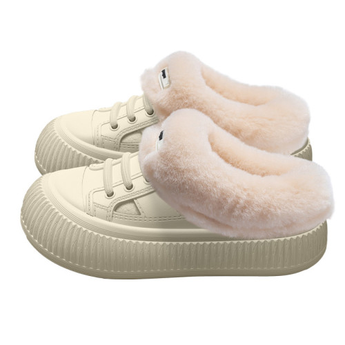 厚底棉拖鞋女士秋冬季2025新款室內家居防滑保暖加絨毛毛防水拖鞋 厚底棉拖鞋女士秋冬季2025新款室內家居防滑保暖加絨毛毛防水拖鞋