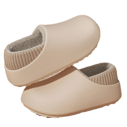 手術室防水棉拖鞋女冬季外穿加絨保暖厚底家居防滑防臭醫用護士鞋