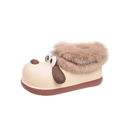 可愛大眼狗棉拖鞋女外穿防滑2025新款保暖厚底增高包頭沙灘涼拖鞋 可愛大眼狗棉拖鞋女外穿防滑2025新款保暖厚底增高包頭沙灘涼拖鞋