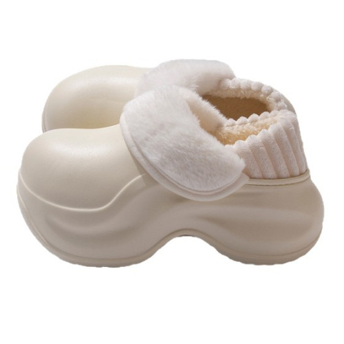 8.0cm厚底增高棉拖鞋女款冬季外穿家居保暖防水毛絨保暖包跟棉鞋 8.0cm厚底增高棉拖鞋女款冬季外穿家居保暖防水毛絨保暖包跟棉鞋