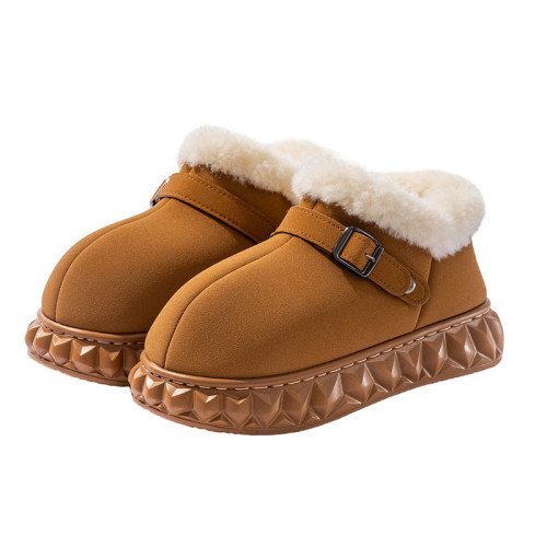 厚底棉拖鞋女士2025新款室內家居加厚保暖毛毛絨防滑防臭棉拖女款 厚底棉拖鞋女士2025新款室內家居加厚保暖毛毛絨防滑防臭棉拖女款