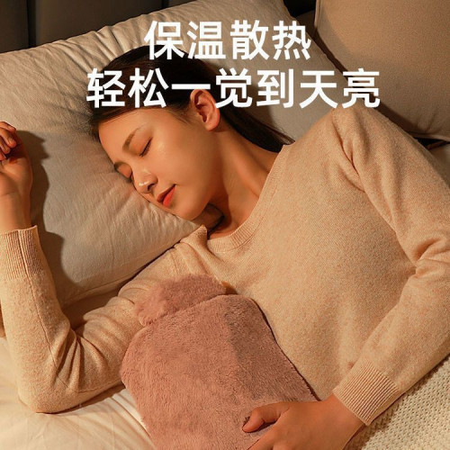 熱水袋新款注水暖水袋加厚暖手熱敷肚子可愛毛絨灌水學生熱水袋套 熱水袋新款注水暖水袋加厚暖手熱敷肚子可愛毛絨灌水學生熱水袋套