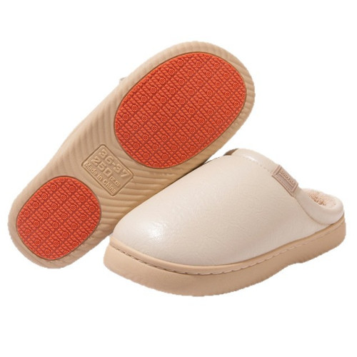 棉拖鞋男款秋冬季居家室內防滑軟底靜音保暖加絨PU防水地板拖鞋女 棉拖鞋男款秋冬季居家室內防滑軟底靜音保暖加絨PU防水地板拖鞋女