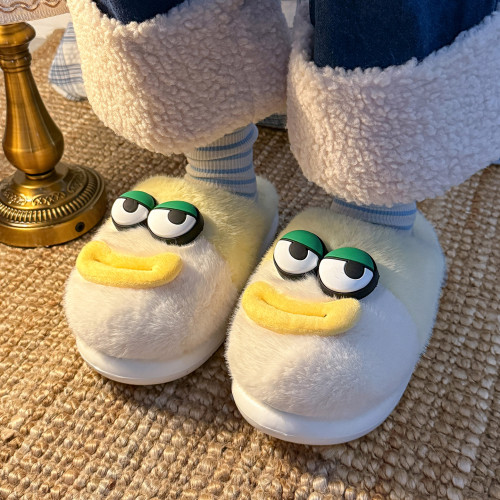 棉拖鞋女秋冬2025新款室內家居家防滑可愛卡通踩屎感童冬季拖鞋冬