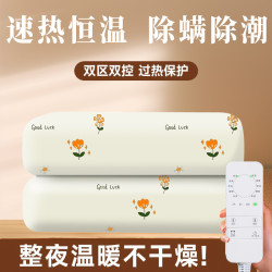 電熱毯單人電褥子雙人雙控智能調溫家用學生宿舍安全2025新款電褥