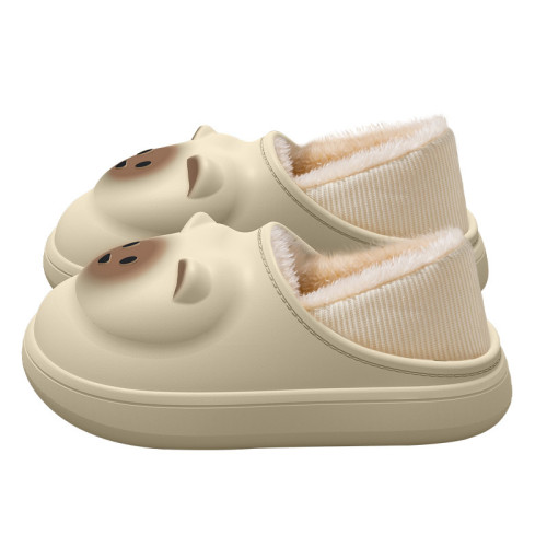 防水棉拖鞋女款冬季2025新款室內家居保暖毛毛包更靜音加絨棉拖女 防水棉拖鞋女款冬季2025新款室內家居保暖毛毛包更靜音加絨棉拖女