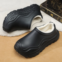 棉拖鞋女士秋冬季家用厚底防滑2025新款毛毛絨室內家居保暖情侶男