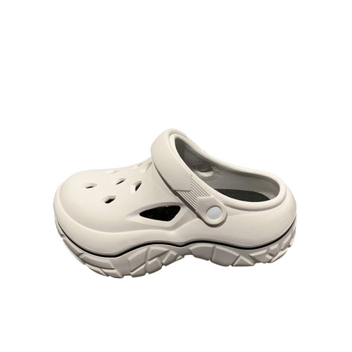 厚底增高踩屎感覺洞洞鞋女夏季室內居家防臭防滑休閒柔軟沙灘拖鞋 厚底增高踩屎感覺洞洞鞋女夏季室內居家防臭防滑休閒柔軟沙灘拖鞋