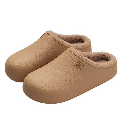 EVA防水棉拖鞋女秋冬季家居室內軟底防滑家用毛絨保暖棉拖男 EVA防水棉拖鞋女秋冬季家居室內軟底防滑家用毛絨保暖棉拖男