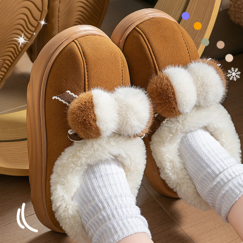 棉拖鞋女2025秋冬季新款室內家居加絨保暖厚底外穿毛絨包跟棉鞋女 棉拖鞋女2025秋冬季新款室內家居加絨保暖厚底外穿毛絨包跟棉鞋女
