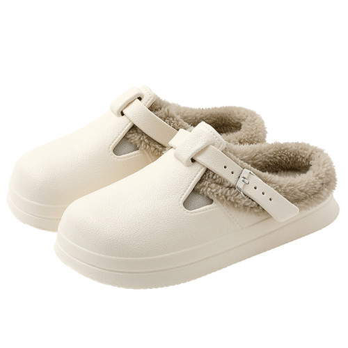 加絨勃肯棉拖女秋冬居家保暖防滑厚底外穿時尚百搭防水棉拖女 加絨勃肯棉拖女秋冬居家保暖防滑厚底外穿時尚百搭防水棉拖女