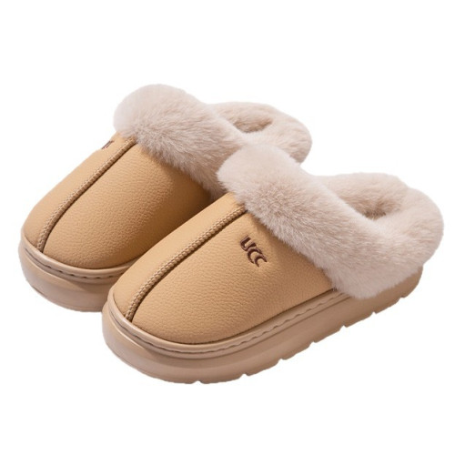 PU防水棉拖鞋女秋冬季外穿厚底2025新款室內家居防滑保暖棉拖男士 PU防水棉拖鞋女秋冬季外穿厚底2025新款室內家居防滑保暖棉拖男士