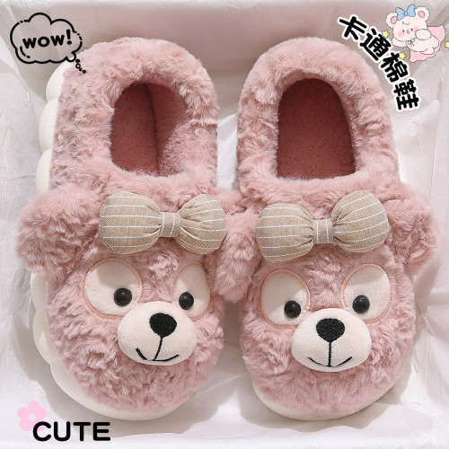 親子棉拖鞋女冬季家用包跟可愛卡通加絨厚底居家保暖防滑棉拖鞋男 親子棉拖鞋女冬季家用包跟可愛卡通加絨厚底居家保暖防滑棉拖鞋男