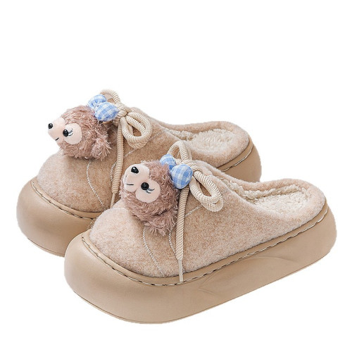 雪莉玫棉拖鞋女2025秋冬季新款室內家居加絨保暖厚底可愛毛絨棉拖 雪莉玫棉拖鞋女2025秋冬季新款室內家居加絨保暖厚底可愛毛絨棉拖