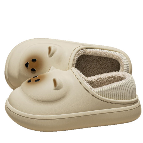 孕婦棉拖鞋女款冬季加絨保暖厚底居家外穿防滑防水女包跟棉拖鞋女 孕婦棉拖鞋女款冬季加絨保暖厚底居家外穿防滑防水女包跟棉拖鞋女